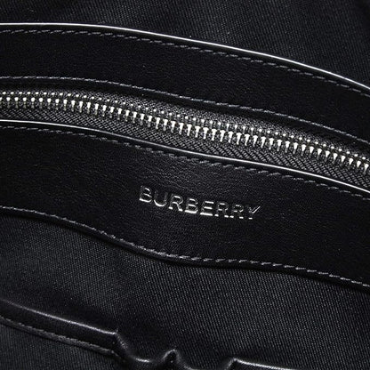 BURBERRY CHECK LEATHER BRIEFCASE