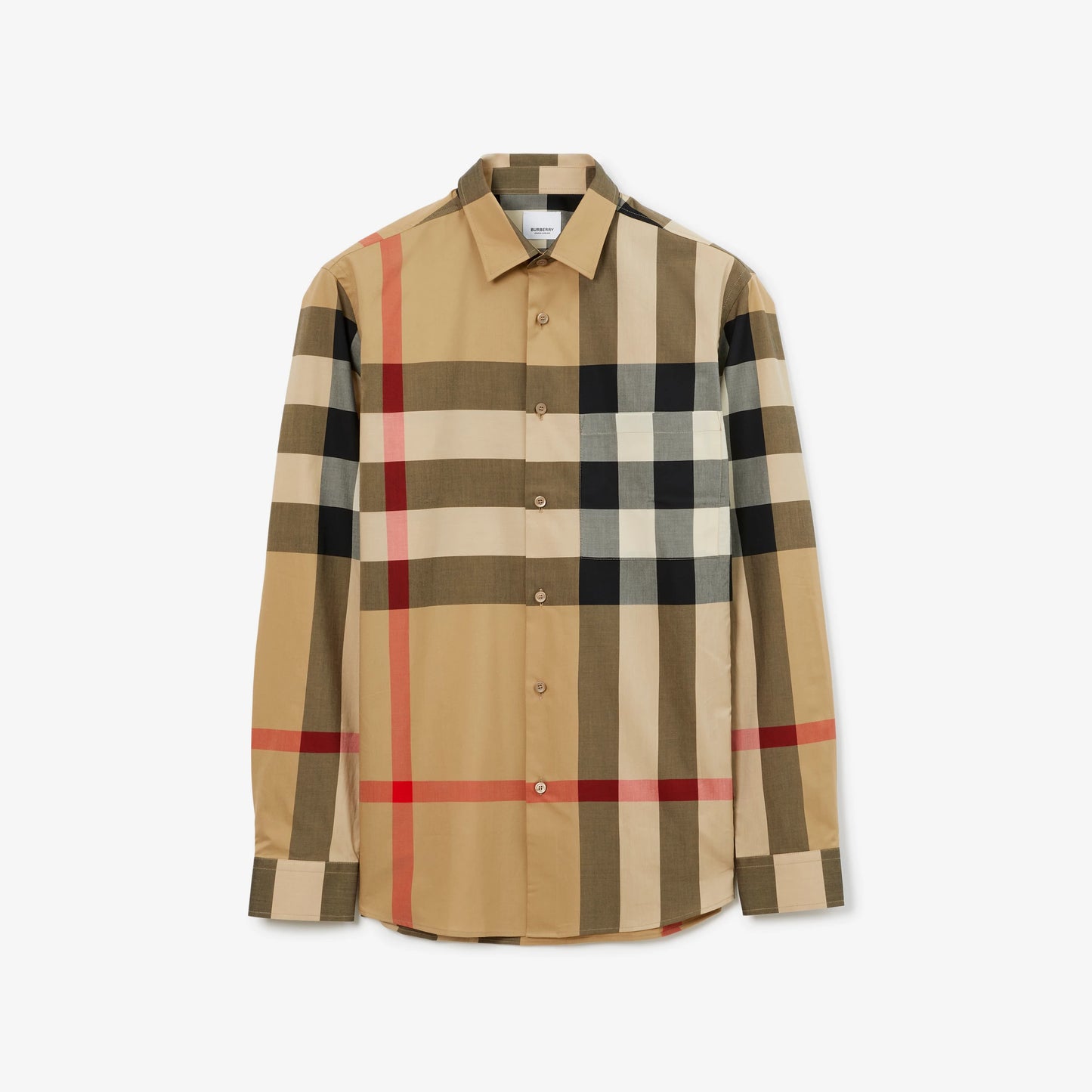 BURBERRY CHECK COTTON SHIRT