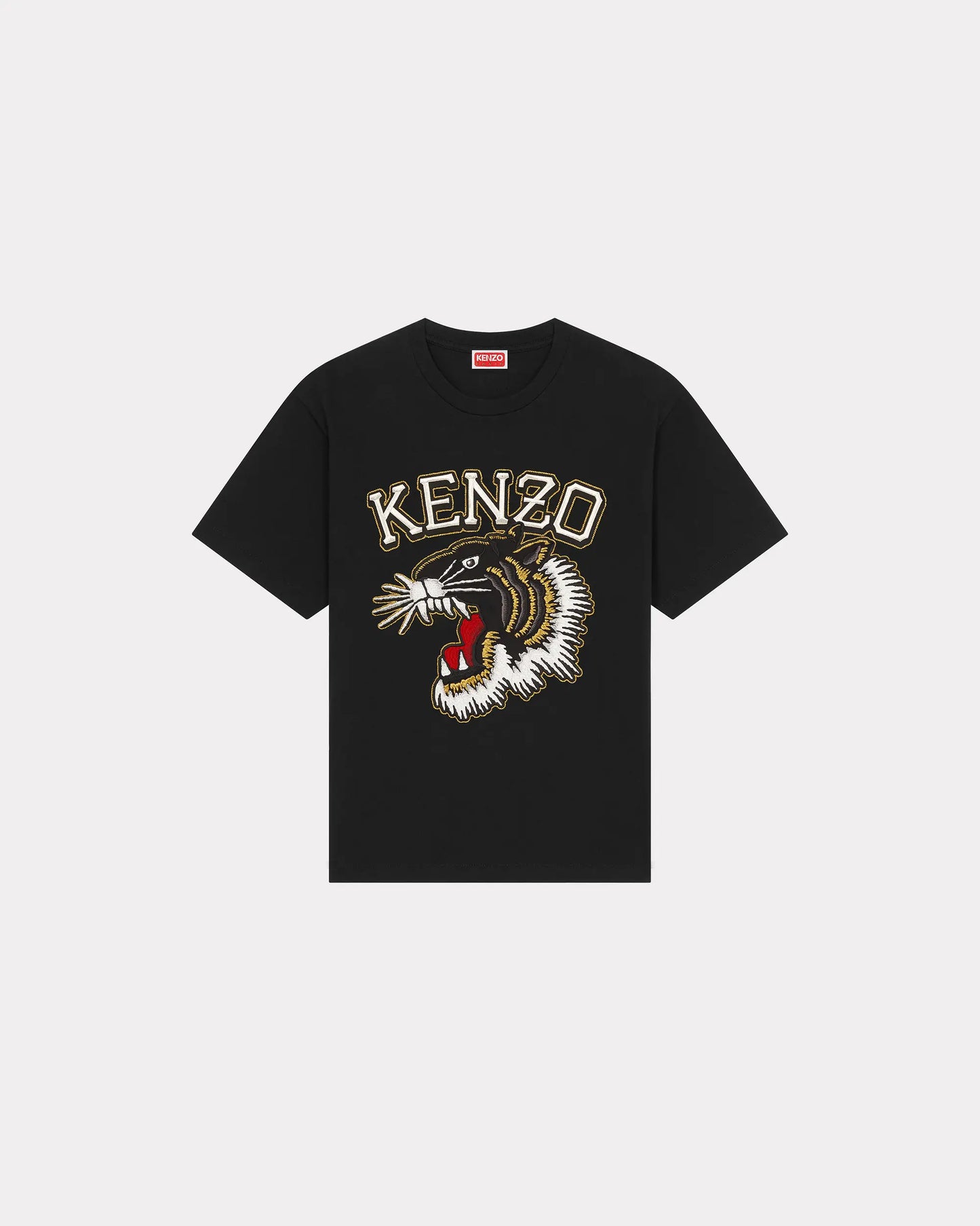 KENZO TIGER VARSITY EMBROIDERED OVERSIZED T-SHIRT