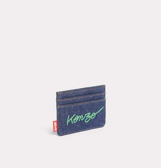 KENZO X LEVI'S DENIM CARDHOLDER