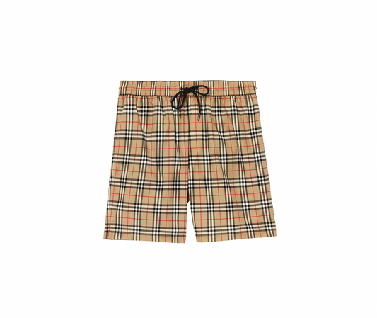 BURBERRY VINTAGE CHECK SWIM SHORTS