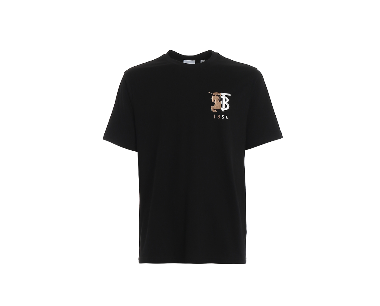 BURBERRY 1856 EMBROIDERED LOGO T-SHIRT