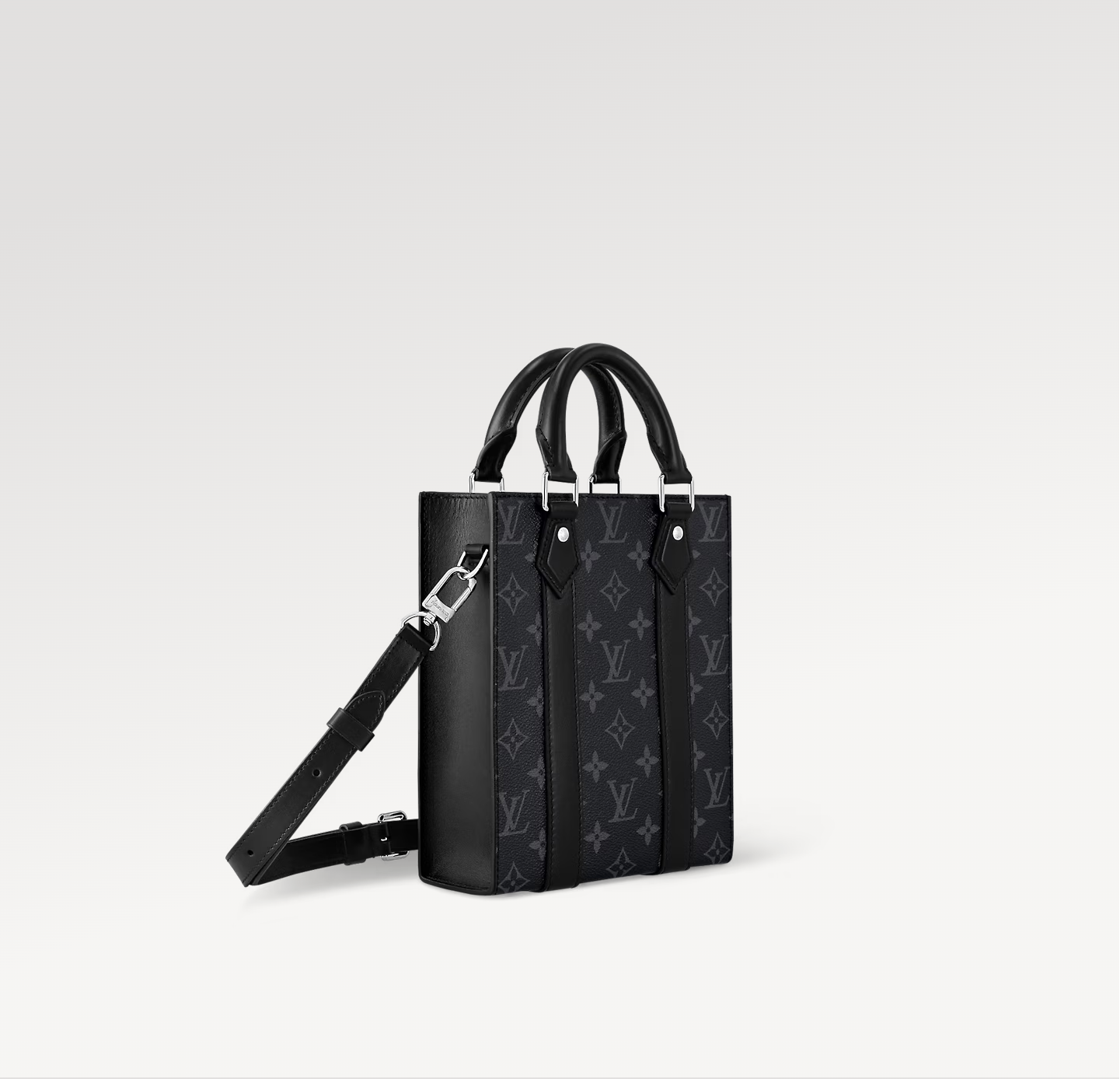 LOUIS VUITTON SAC PLAT MINI MONOGRAM ECLIPSE