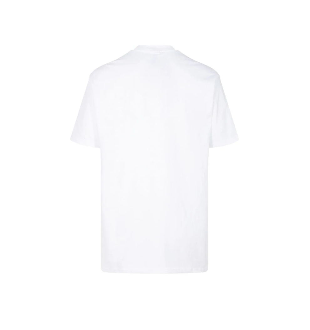 SUPREME X BURBERRY BOX LOGO WHITE T-SHIRT