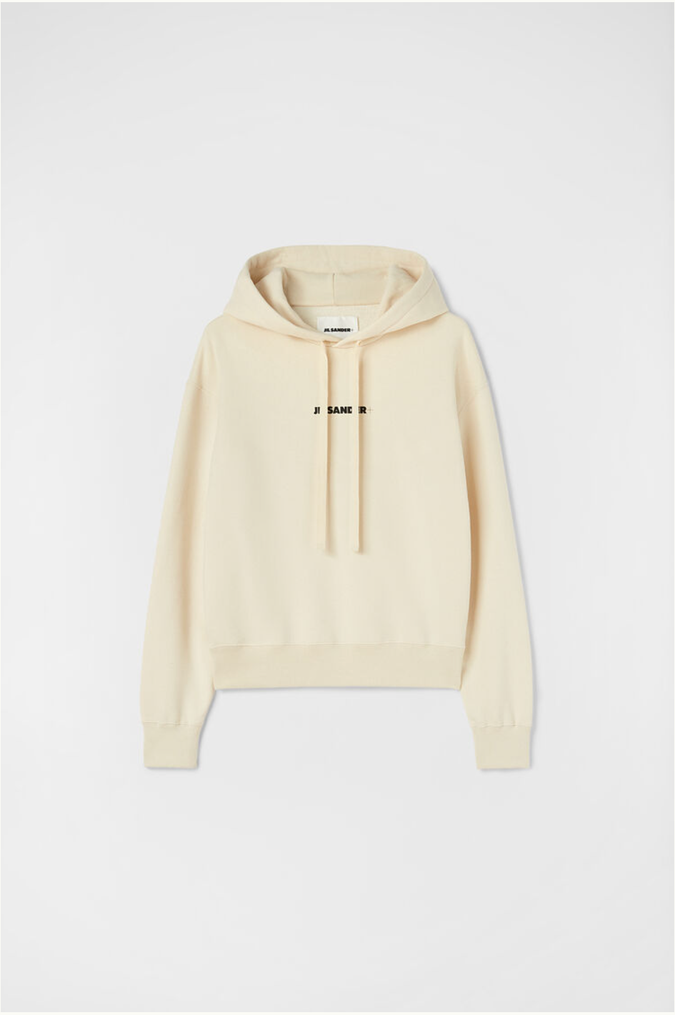 JIL SANDER HOODED LOGO SWEATSHIRT