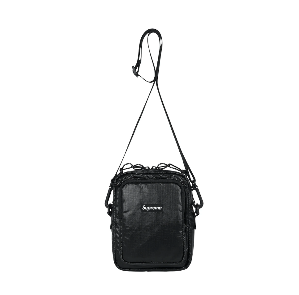 SUPREME BLACK SHOULDER BAG